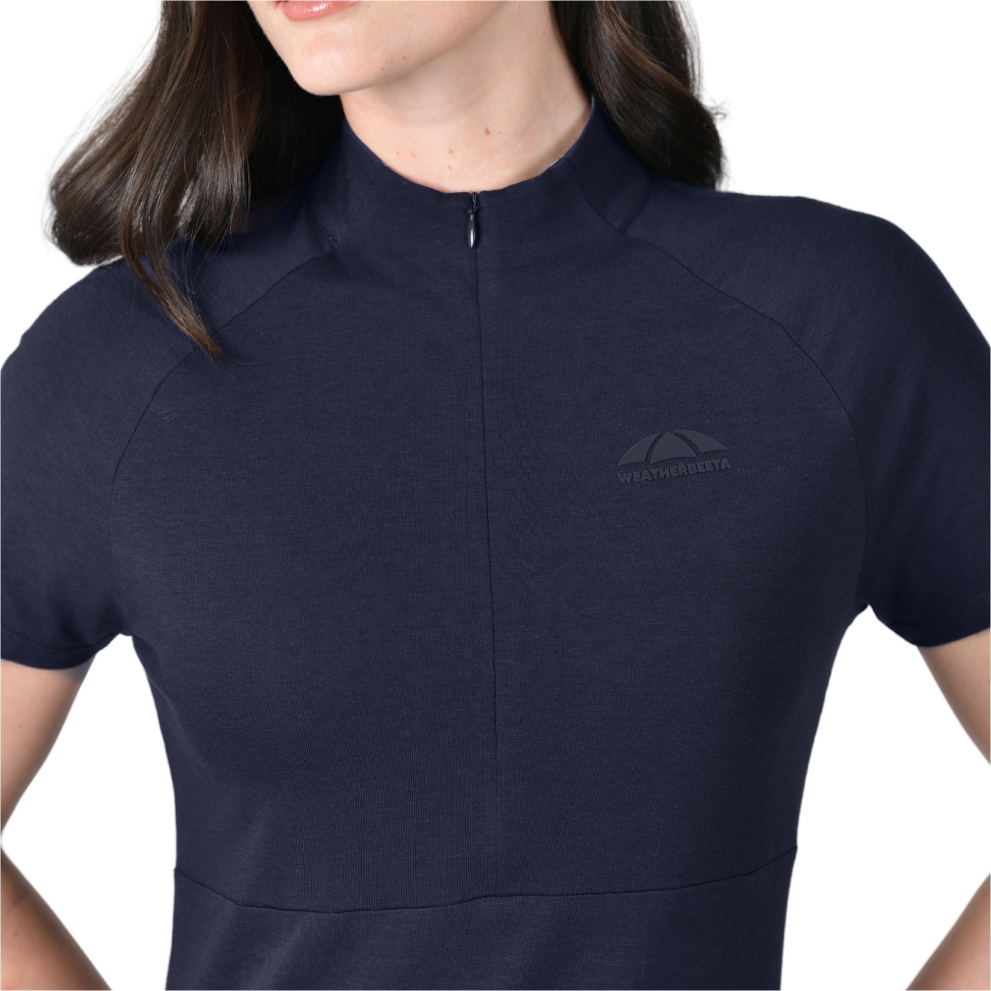 2026 WeatherBeeta Damen Bambus Kurzarm Performance Unterwäsche Layer 1028843024 - Navy